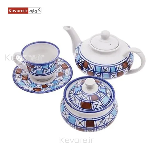 سرویس-چای-خوری-تک-نفره-نقش-شطرنجی چایخوری تک نفره نقش شطرنجی jpg